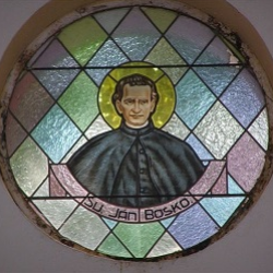 Vitráž - sv. Ján Bosco